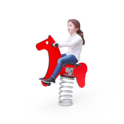 Pružinová hojdačka koník