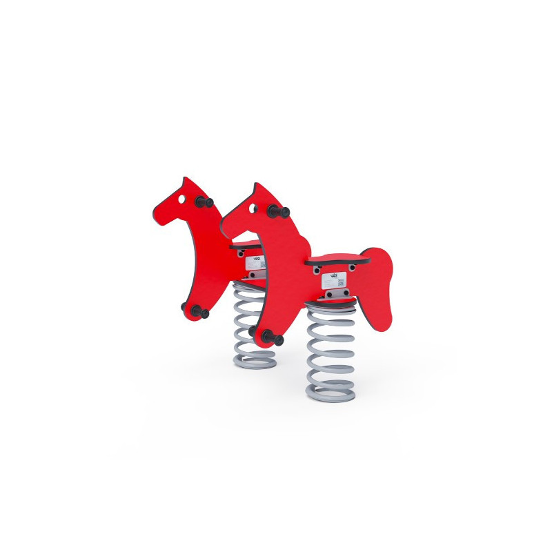 Pružinová hojdačka koníci