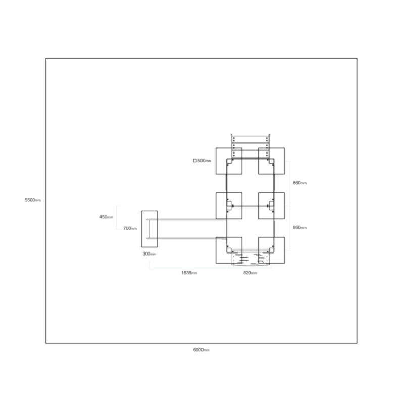 Dvouvěžová kombinovaná sestava - do 1m