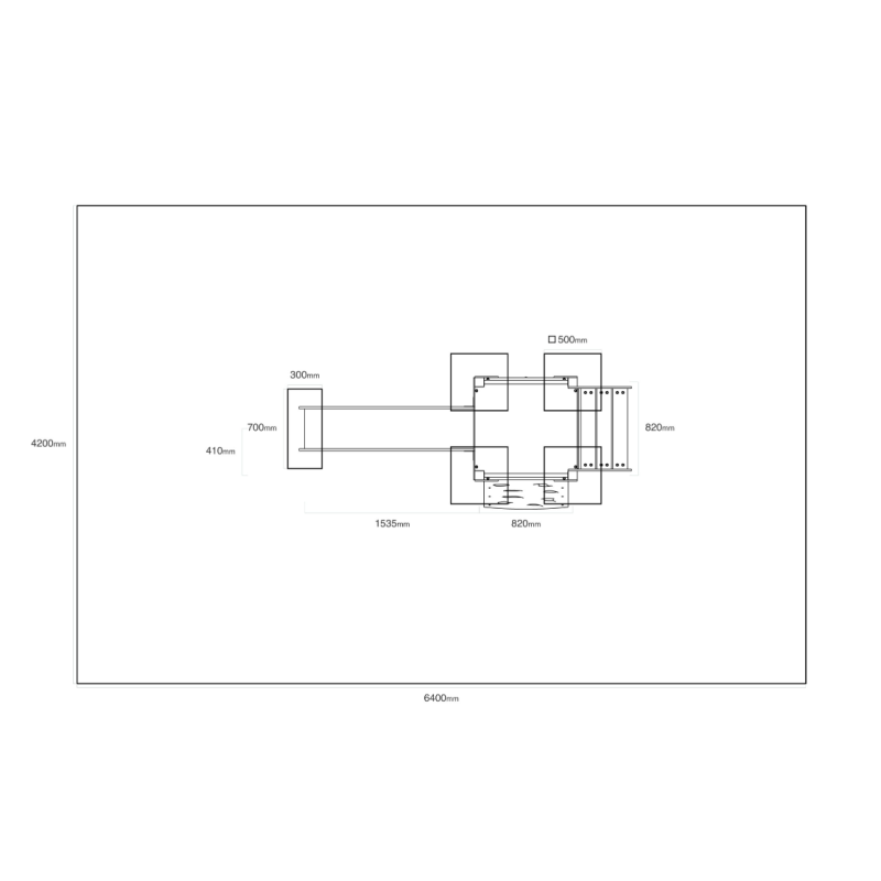 Jednověžová kombinovaná sestava - do 1m
