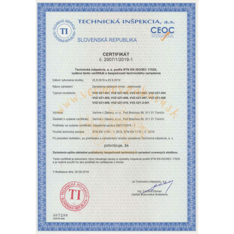 Jednověžová kombinovaná sestava - do 1m