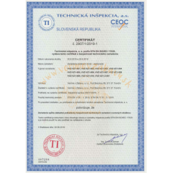 Jednovežová kombinovaná zostava - do 1m