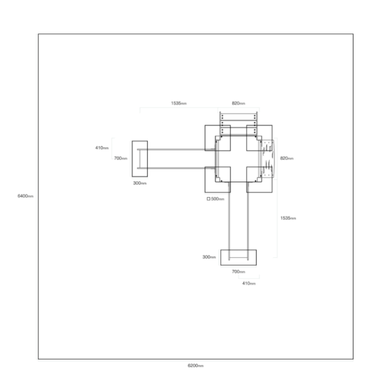Jednovežová kombinovaná zostava - do 1m