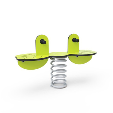 Pružinová houpačka dvojlístek