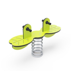 Pružinová hojdačka dvojlístok
