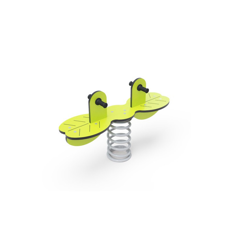 Pružinová hojdačka dvojlístok