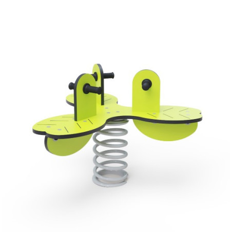 Pružinová houpačka trojlístek