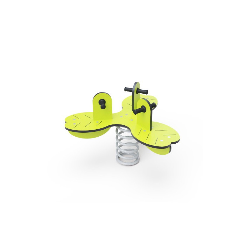 Pružinová houpačka trojlístek