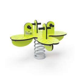 Pružinová hojdačka štvorlístok