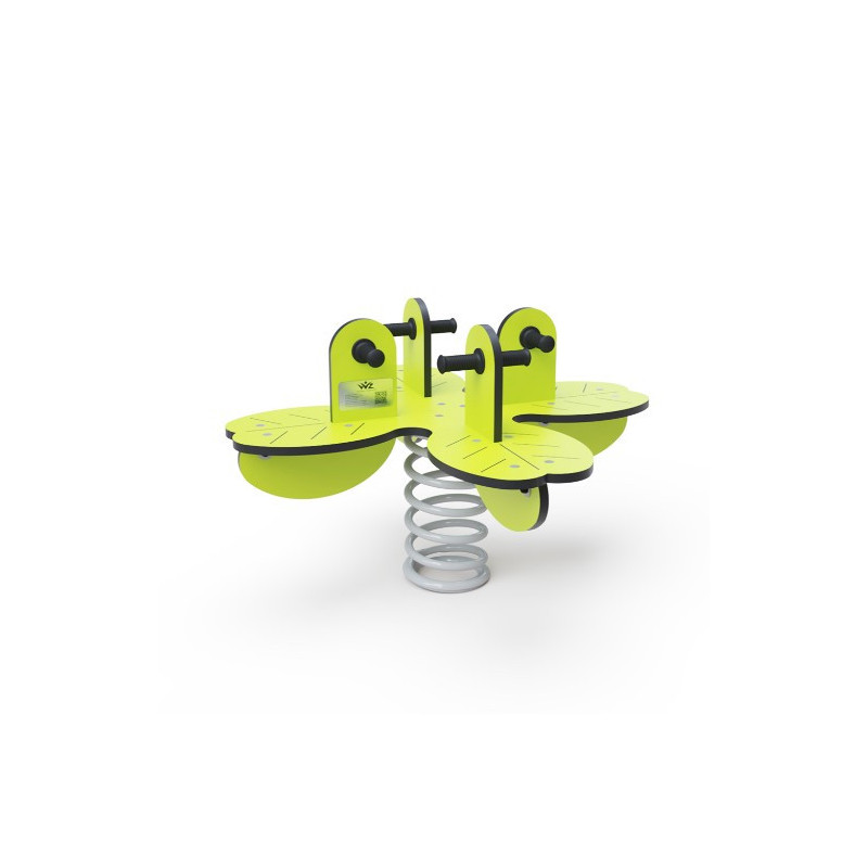 Pružinová hojdačka štvorlístok