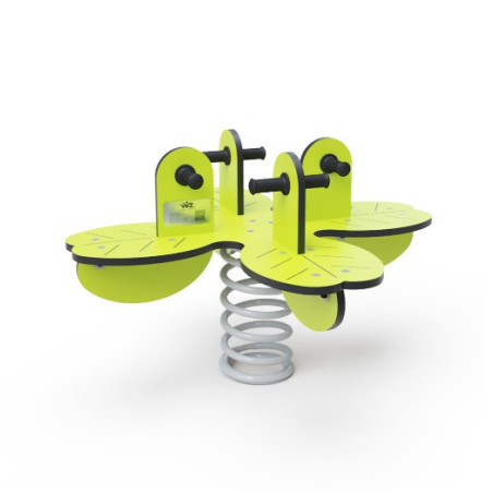 Pružinová hojdačka štvorlístok