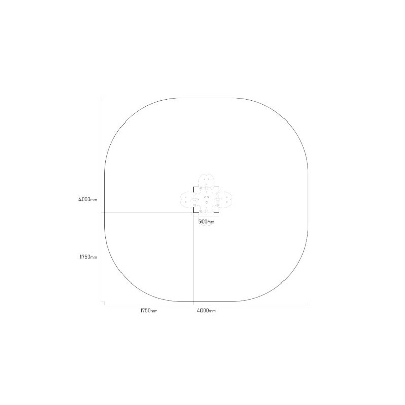 Pružinová houpačka čtyřlístek