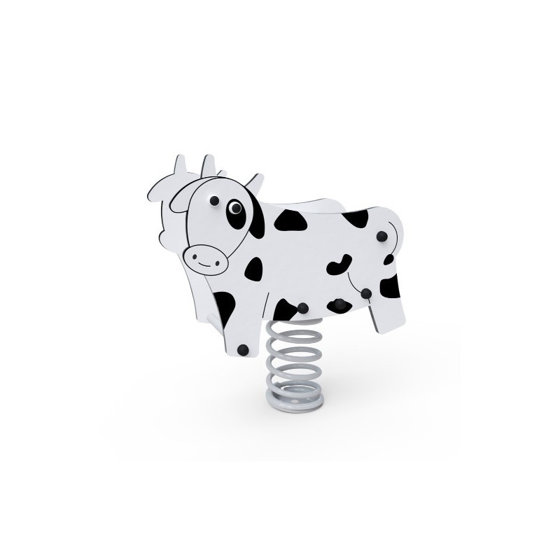 Pružinová hojdačka kravička