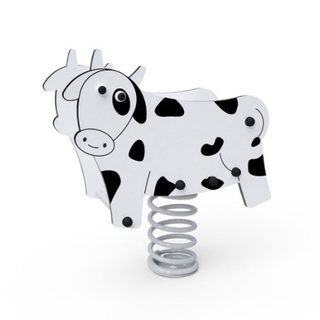 Pružinová hojdačka kravička
