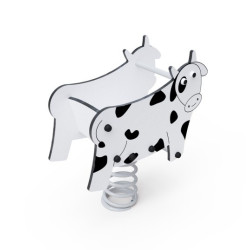 Pružinová houpačka kravička