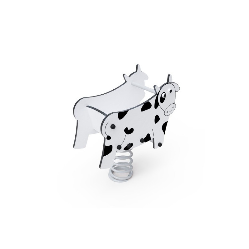 Pružinová houpačka kravička