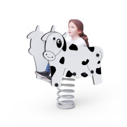 Pružinová houpačka kravička