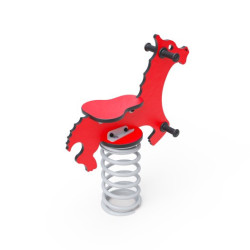 Pružinová houpačka drak