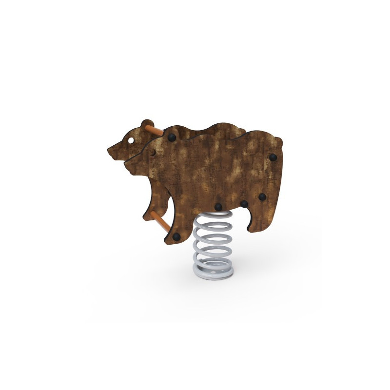 Pružinová houpačka medvěd hnědý