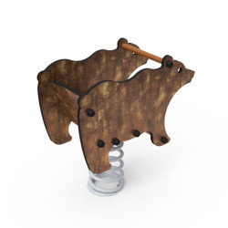 Pružinová houpačka medvěd hnědý