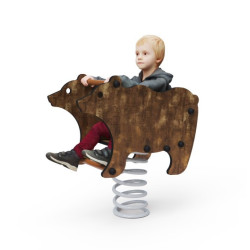 Pružinová houpačka medvěd hnědý