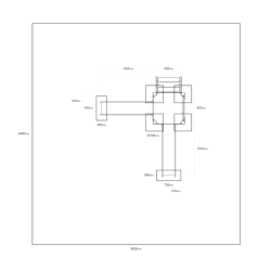 Jednověžová kombinovaná sestava - do 1m