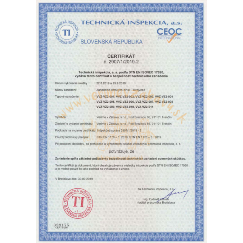 Dvouvěžová kombinovaná sestava - do 1m