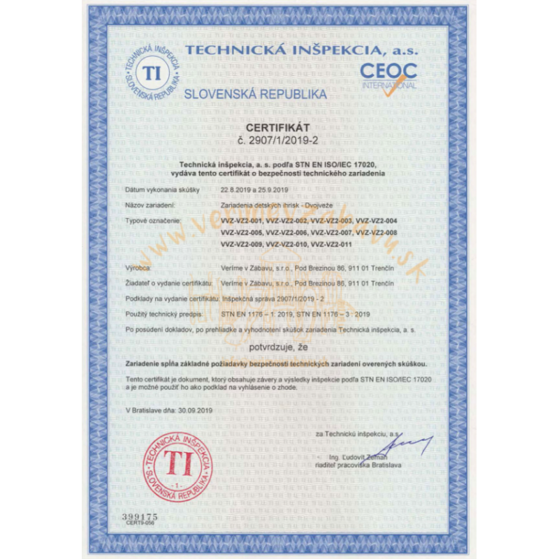 Dvojvežová kombinovaná zostava - do 1m