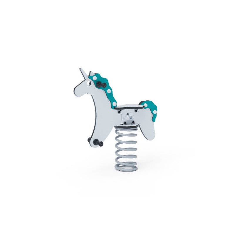 Pružinová houpačka jednorožec