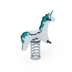Pružinová hojdačka jednorožec