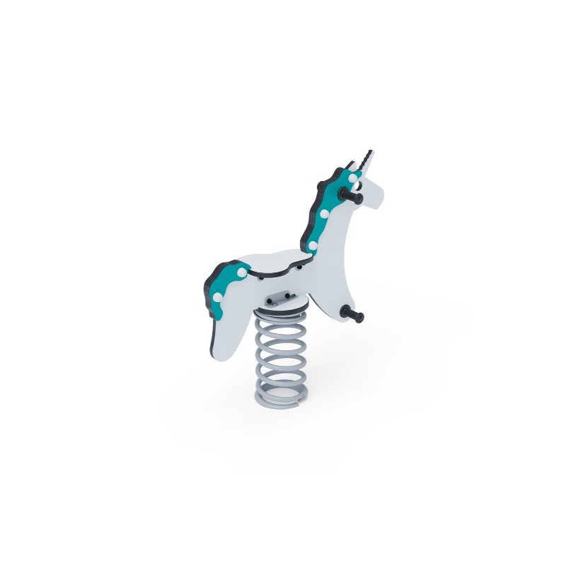Pružinová hojdačka jednorožec