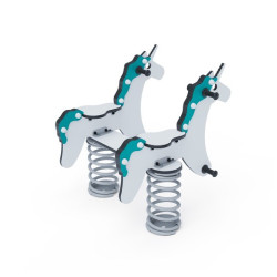 Pružinová hojdačka jednorožce