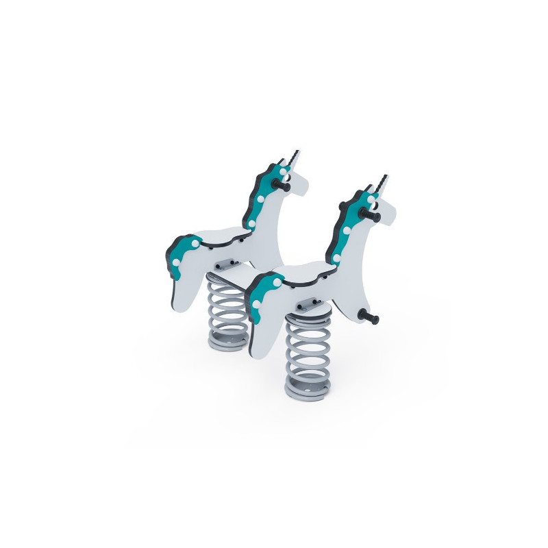 Pružinová hojdačka jednorožce