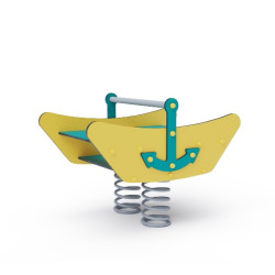 Pružinová houpačka malá loďka