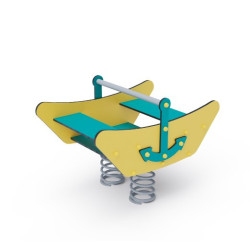 Pružinová houpačka malá loďka