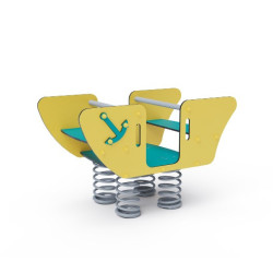 Pružinová houpačka střední loďka