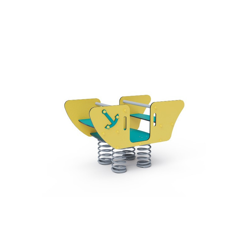 Pružinová houpačka střední loďka