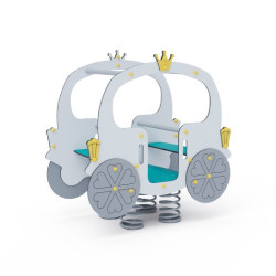 Pružinová houpačka kočár