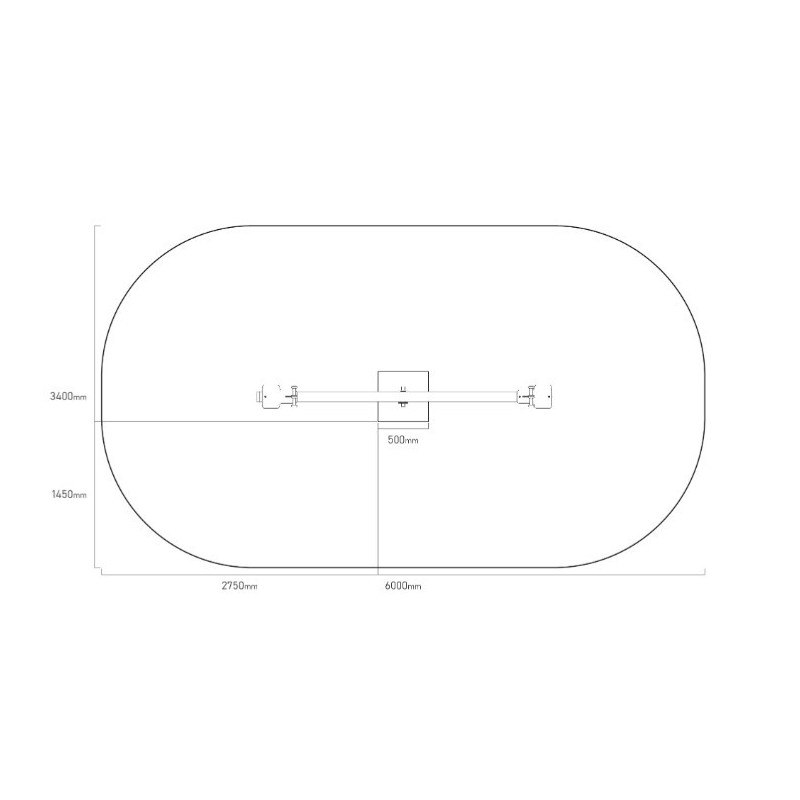 Převažovací houpačka - 3m