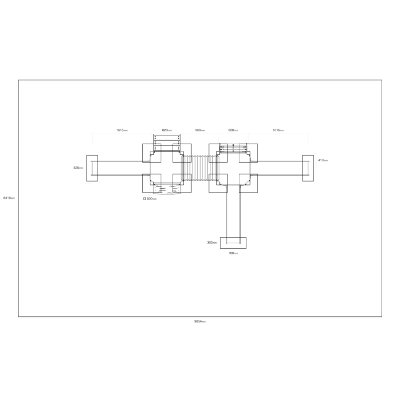 Dvouvěžová kombinovaná sestava - do 1m