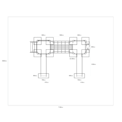 Dvojvežová kombinovaná zostava - do 1m