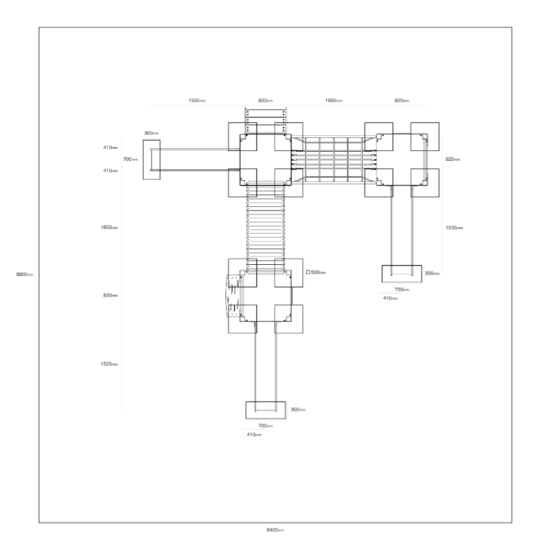 Trojvežová kombinovaná zostava - do 1m