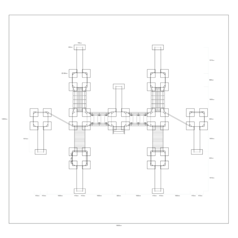 Devítivěžová kombinovaná sestava - do 1m