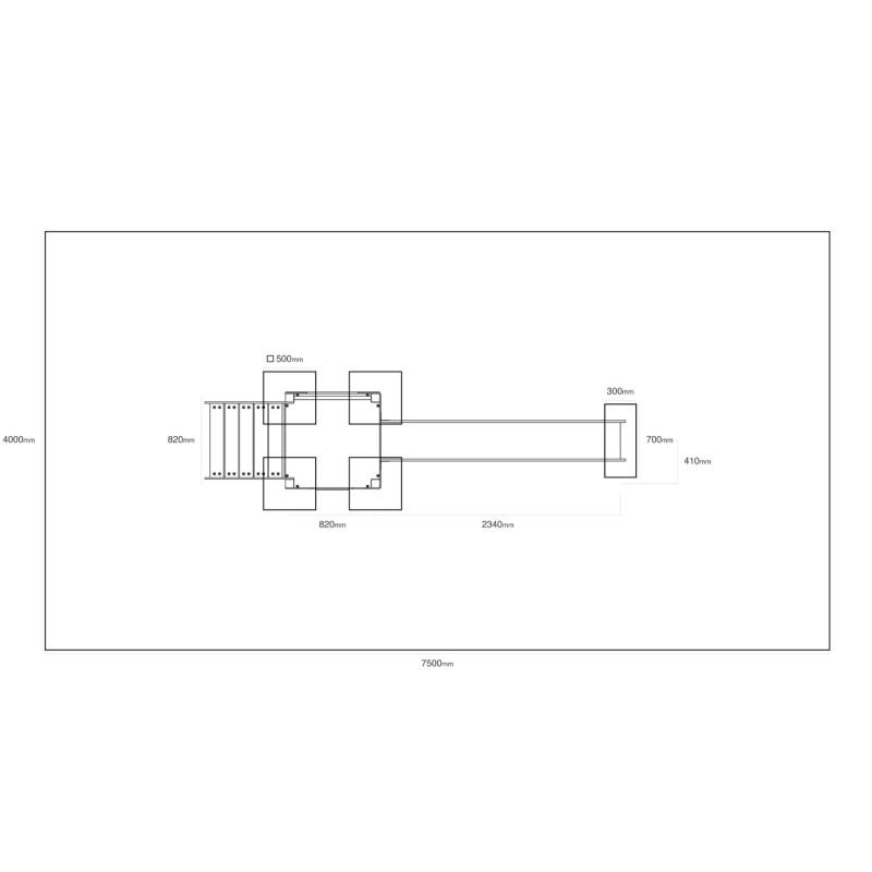 Jednověžová kombinovaná sestava - do 1,5m