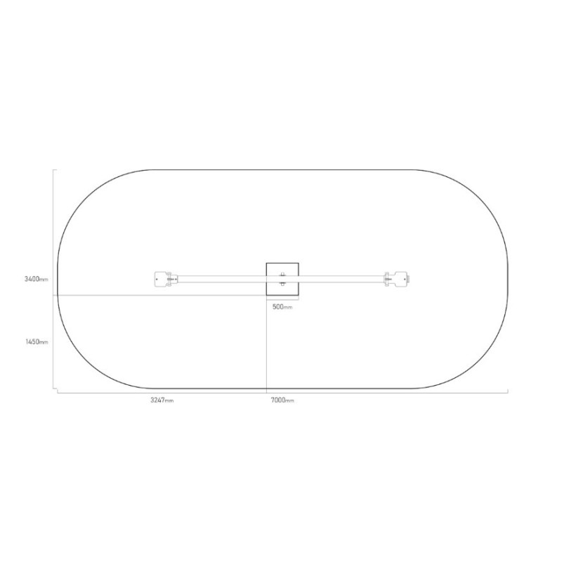 Převažovací houpačka - 4m