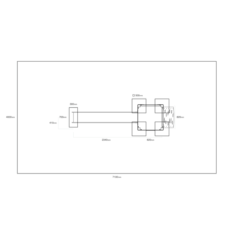 Jednověžová kombinovaná sestava - do 1,5m