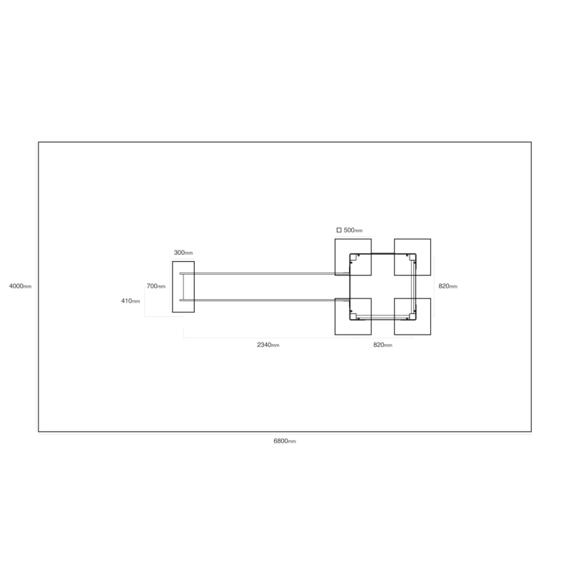 Jednověžová kombinovaná sestava - do 1,5m