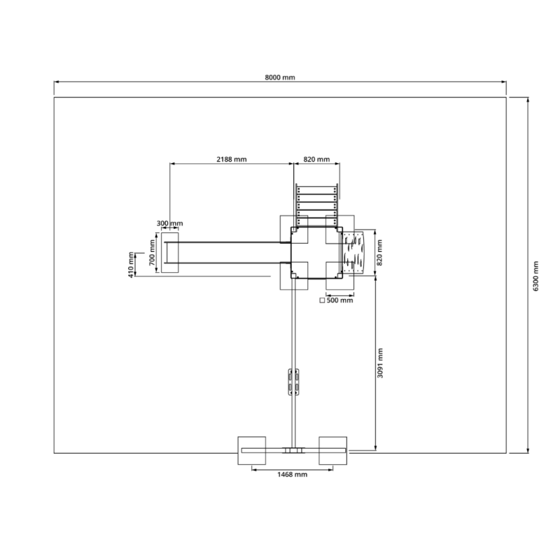Jednovežová kombinovaná zostava - do 1,5m