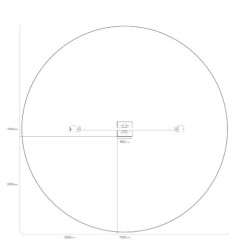 Otočná oblouková převažovací houpačka - 4m