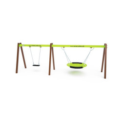 Dvojhojdačka - sedák Klasik a Hniezdo